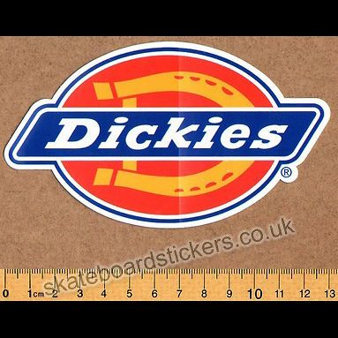 Dickies Clothing Skateboard Sticker   Workwear Work Wear Snowboard BMX 