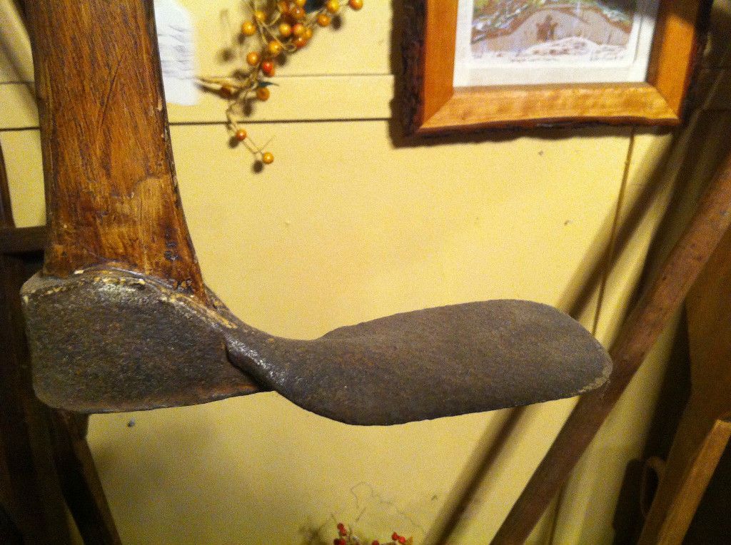 1780 s antique german garden potato hoe 