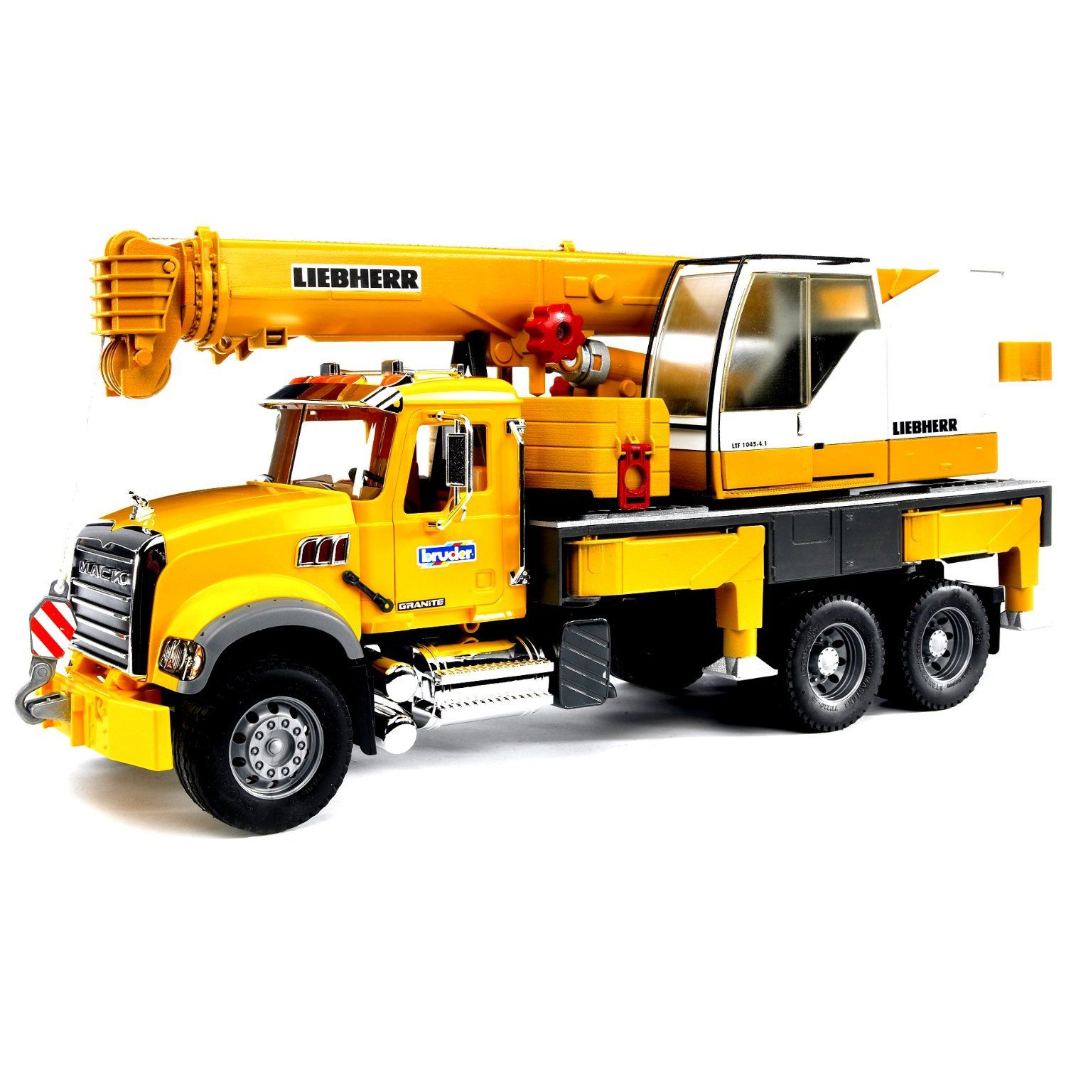 Bruder Toys Mack Granite Liebherr Crane Truck 02818  