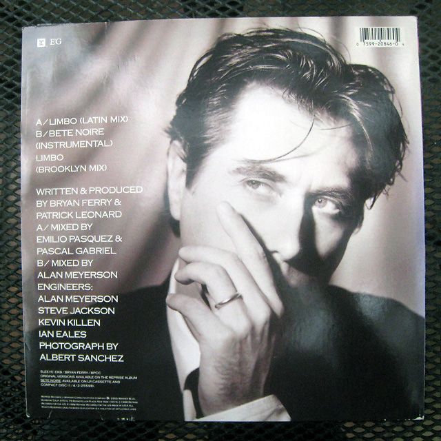 Bryan Ferry “Limbo Bete Noire” 20846 0 1988 12” Single Near Mint 