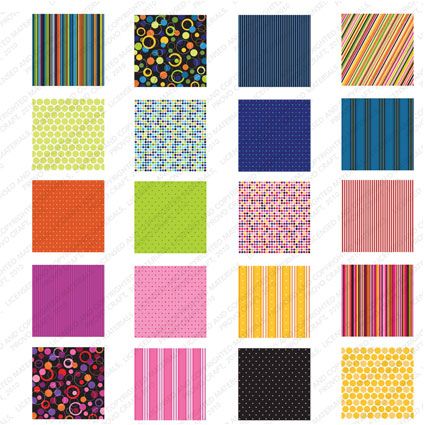 BUBBLEGUM STRIPES Cricut Imagine Color & Pattern Cartridge ** New **