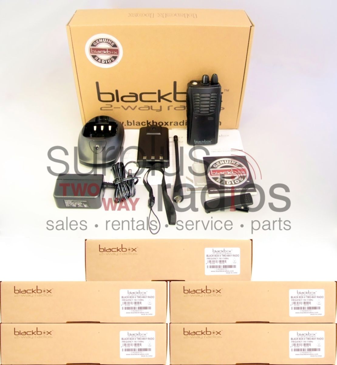 New Blackbox UHF 4 Watt 16CH Racing Business Radios