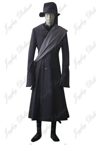 Black Butler Kuroshitsuji Undertaker Cosplay Costume Halloween 