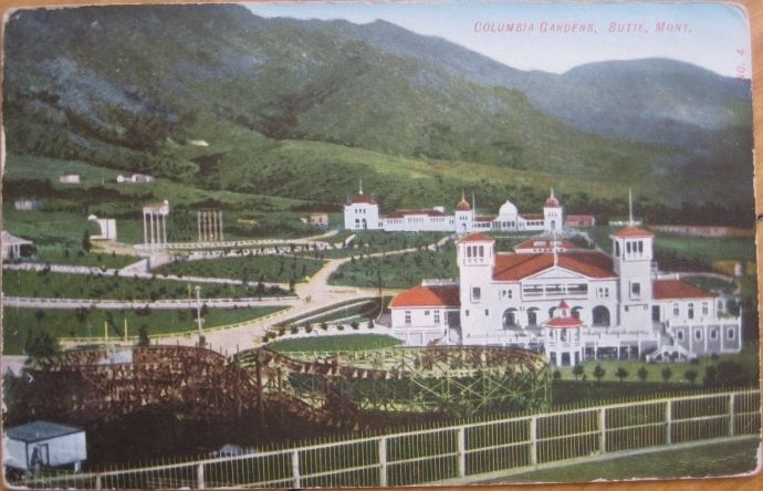 1907 Postcard Columbia Gardens Butte Montana Mont MT