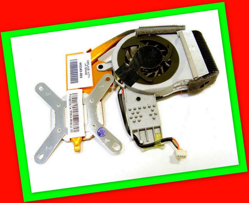 HP Tablet TX2000 TX2500 CPU Heatsink w Fan 487925 001