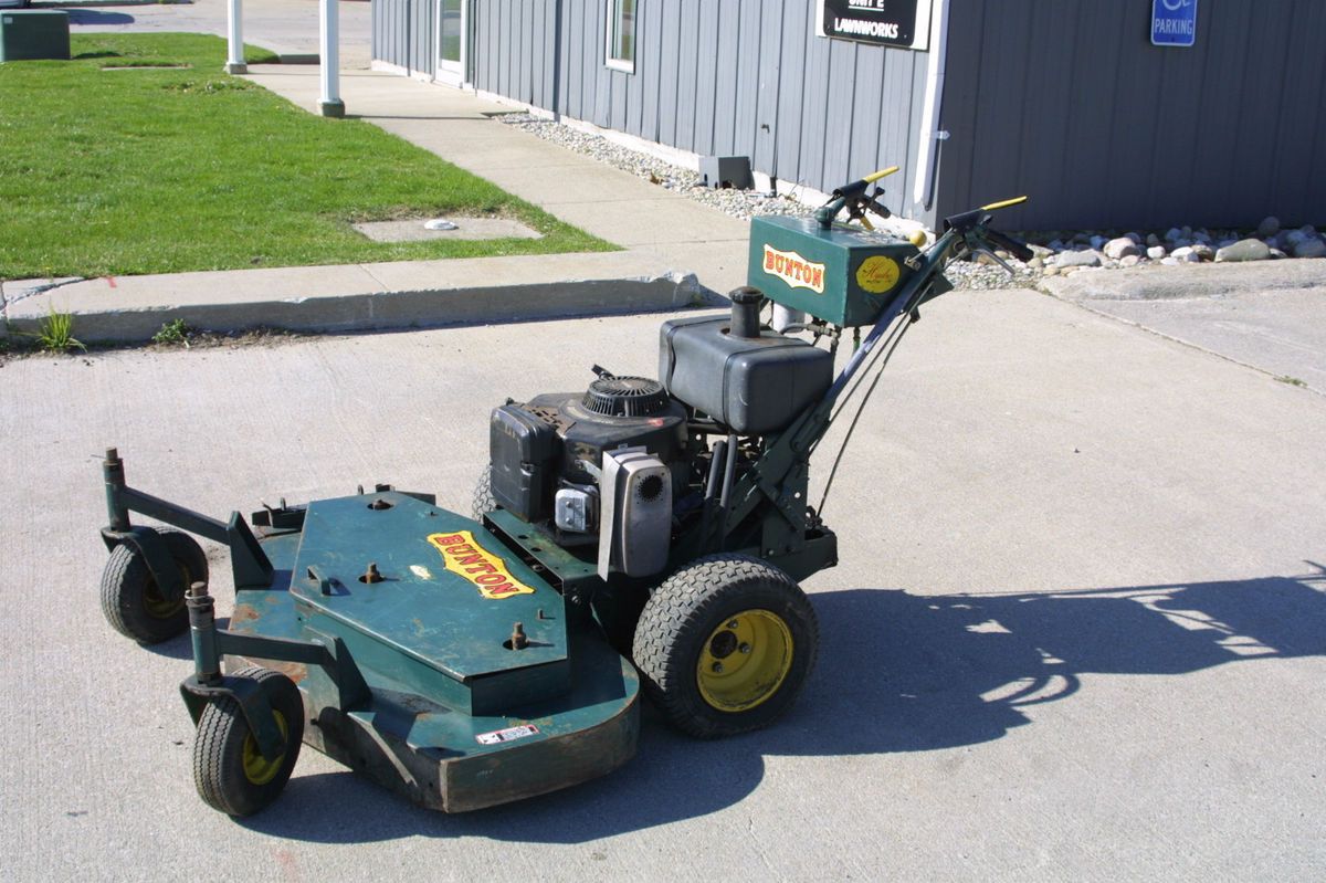 Bunton 52 Walk Behind Hydraulic Drive 18 HP Commercial Lawn Mower 