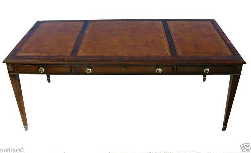 English Georgian STL Desk Sofa Table Bureau Plat Bureau