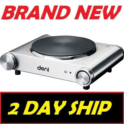 New 1500 Watt Electric Countertop Portable Single Burner Hot Plate 