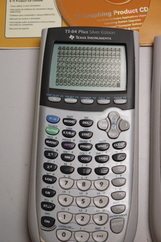 Texas Instruments TI 84 Plus Silver Edition Graphing Calculator