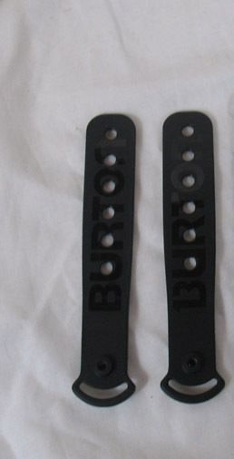 New Set Burton Snowboard Bindings Replacement Toe Slider Straps Black