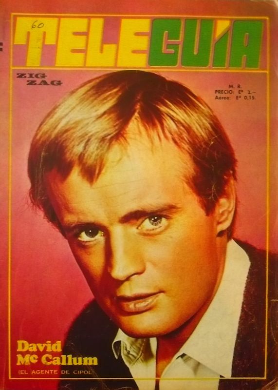 David MC Callum The Supremes Chilean TV Guide 1968