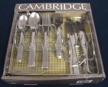 Cambridge Silversmiths Nina 60 Piece Buffet Flatware Set Never Used 