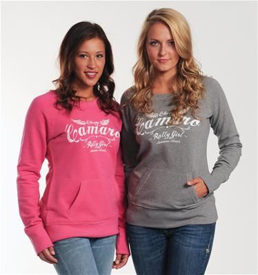   Long Sleeve Pink Chevy Camaro Rally Girl Womens 2X LG