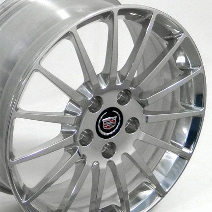 anthracite machined 18 rims cadillac xlr wheel 4639 polished 18x8