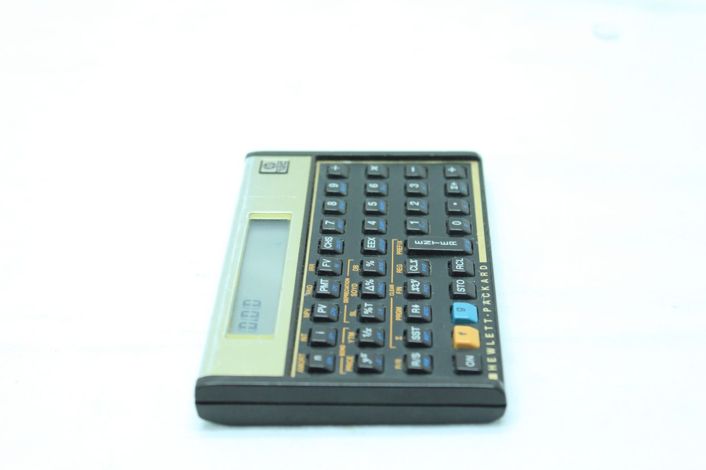   Packard HP 12C Financial Calculator, Loose Battery Cover, AS IS