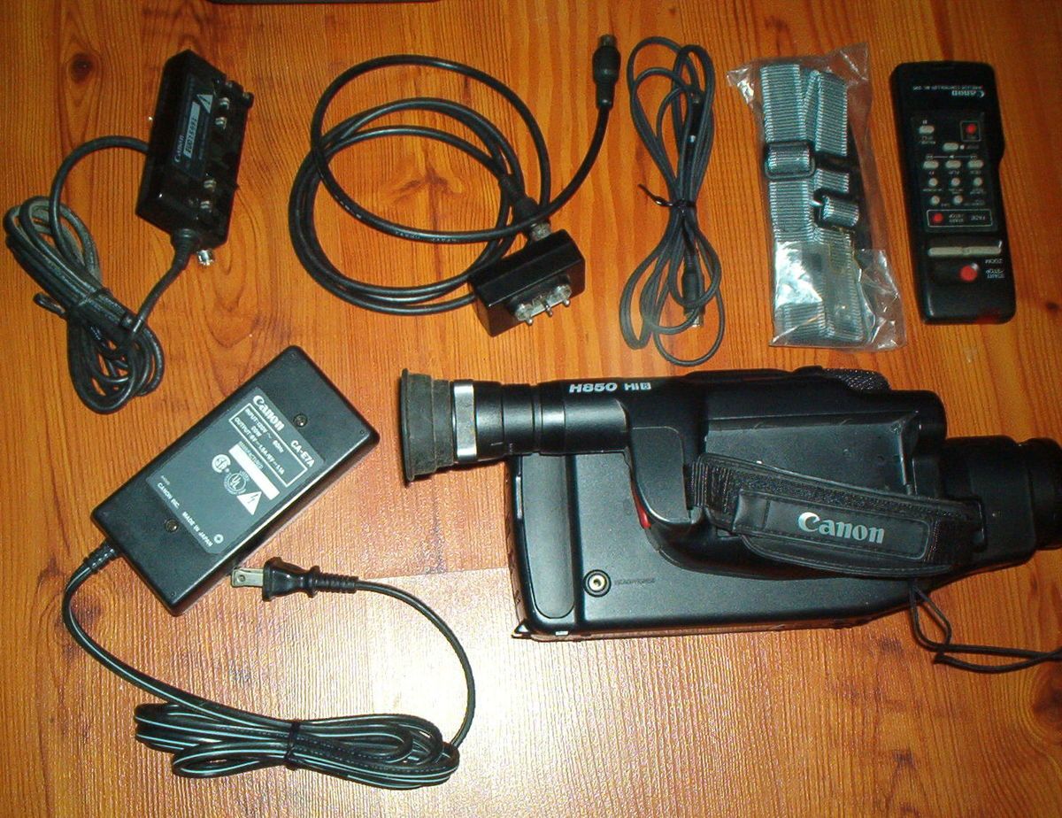 Canon H850 Hi8 Canovision 8 8mm Video Camcorder