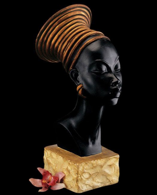 Nubian Queen Kandake Candace Sculpture Bust