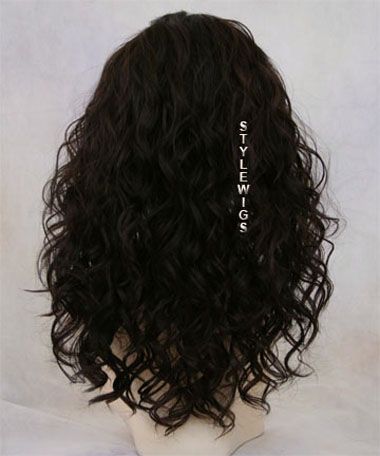   Curly Volume Dark & Light Brown with Auburn Mix Wig TIRW CAPPUCCINO