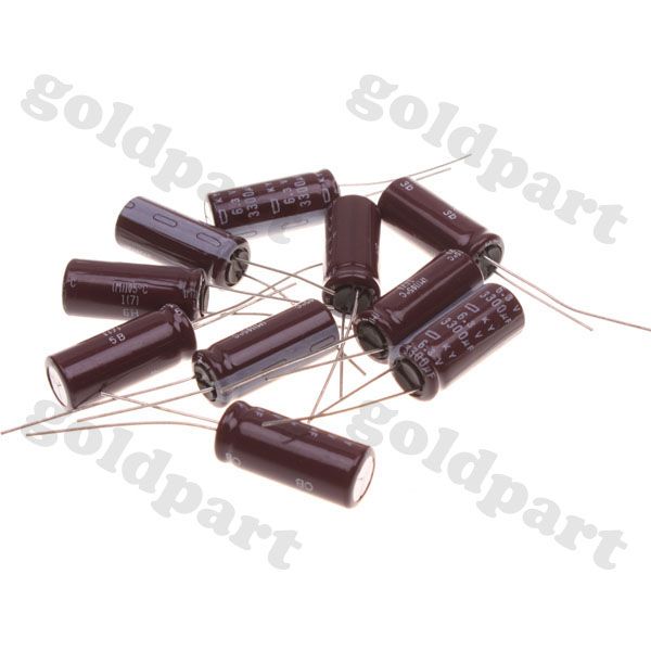   3V 3300uF 105°C Motherboard Electrolytic Capacitors 10MM×25MM