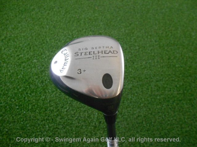 CALLAWAY STEELHEAD III 3+ WOOD GRAPHITE FIRM FLEX GOOD CONDT