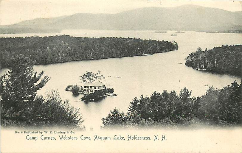 NH Holderness Asquam Lake Camp Carnes mailed 1906 R5559