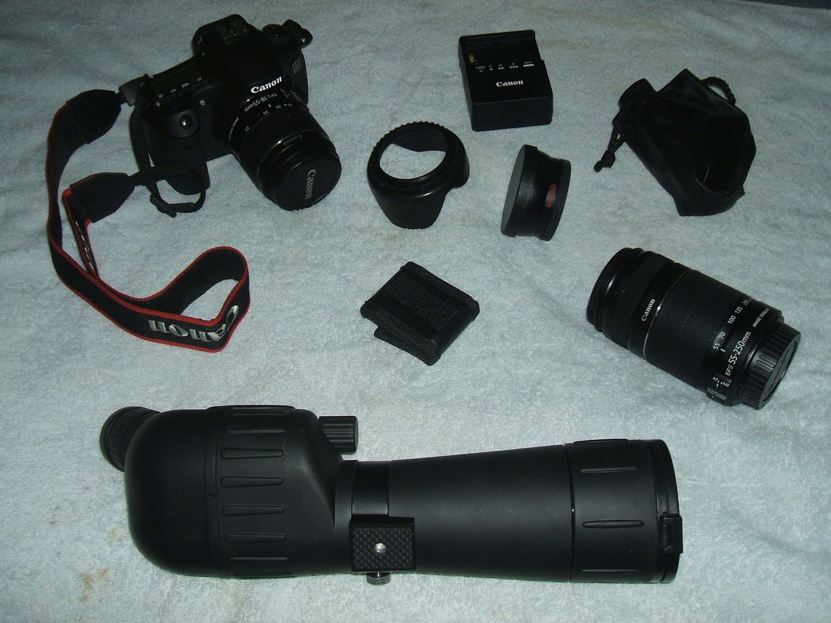 Canon EOS 60D Black Digital Camera All Accessories