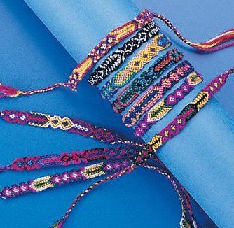 12 Woven Friendship Bracelets Party Favors Supplies Rewards