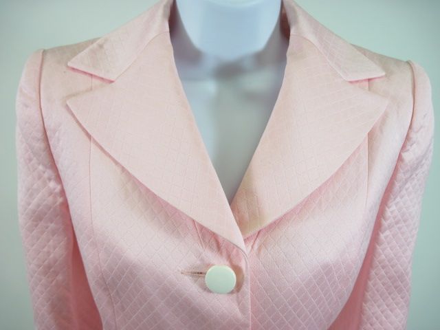 you are bidding on a carven paris pink cotton blazer jacket sz 38 this 