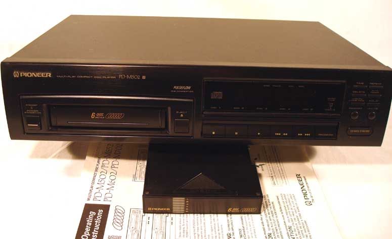 Pioneer PD M502 6 Disc CD Changer Player + Cartridge A+