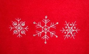 Womens Red Snowflake Sweater by CD Daniels 1x