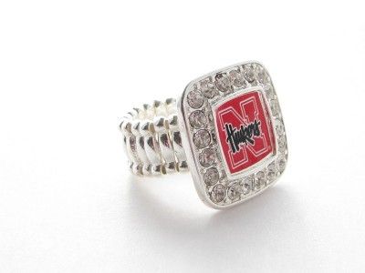 nebraska cornhuskers stretch ring jewelry usc