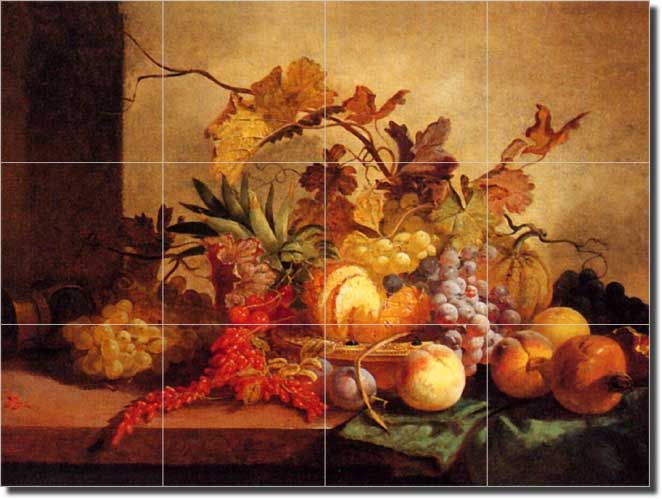 Lance Fruit Still Life Kitchen Art Ceramic Tile Mural