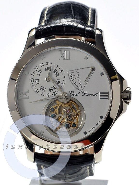 Cecil Purnell Rubrique White Gold Tourbillon