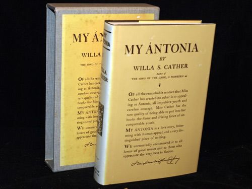 Willa Cather My Antonia First Edition Library HC w DJ