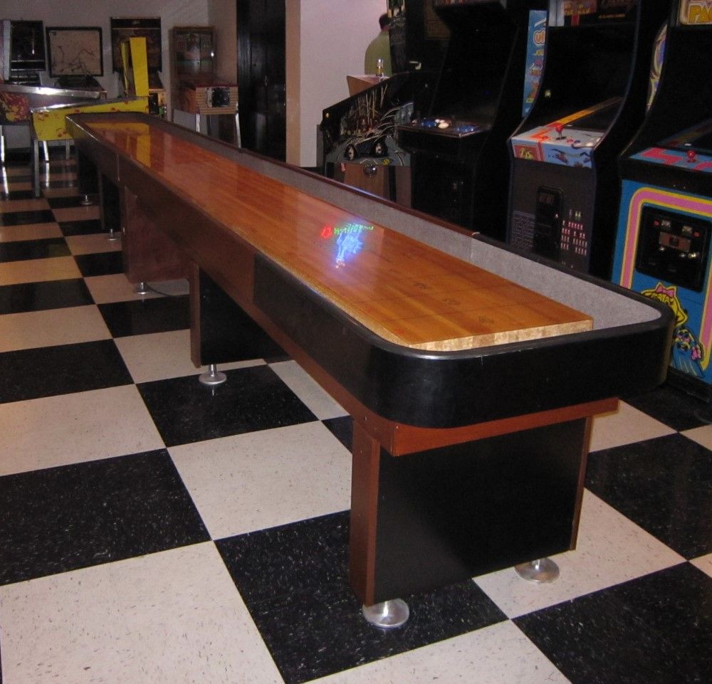 22 Foot Champion Tournament Shuffleboard Wood Cabinet Will SHIP