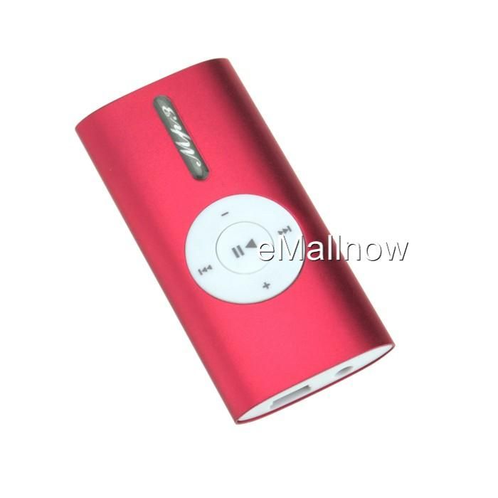   Fashion Mini Portable Clip  Music Player with Micro SD Slot   Black