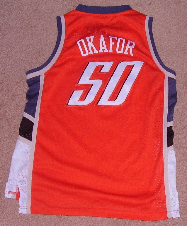 Emeka Okafor Jersey Shirt Charlotte Bobcats Sewn Stitch Youth Kids 