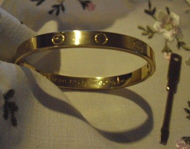 1970 ALDO CIPULLO CHARLES REVSON CARTIER LOVE BRACELET VINTAGE