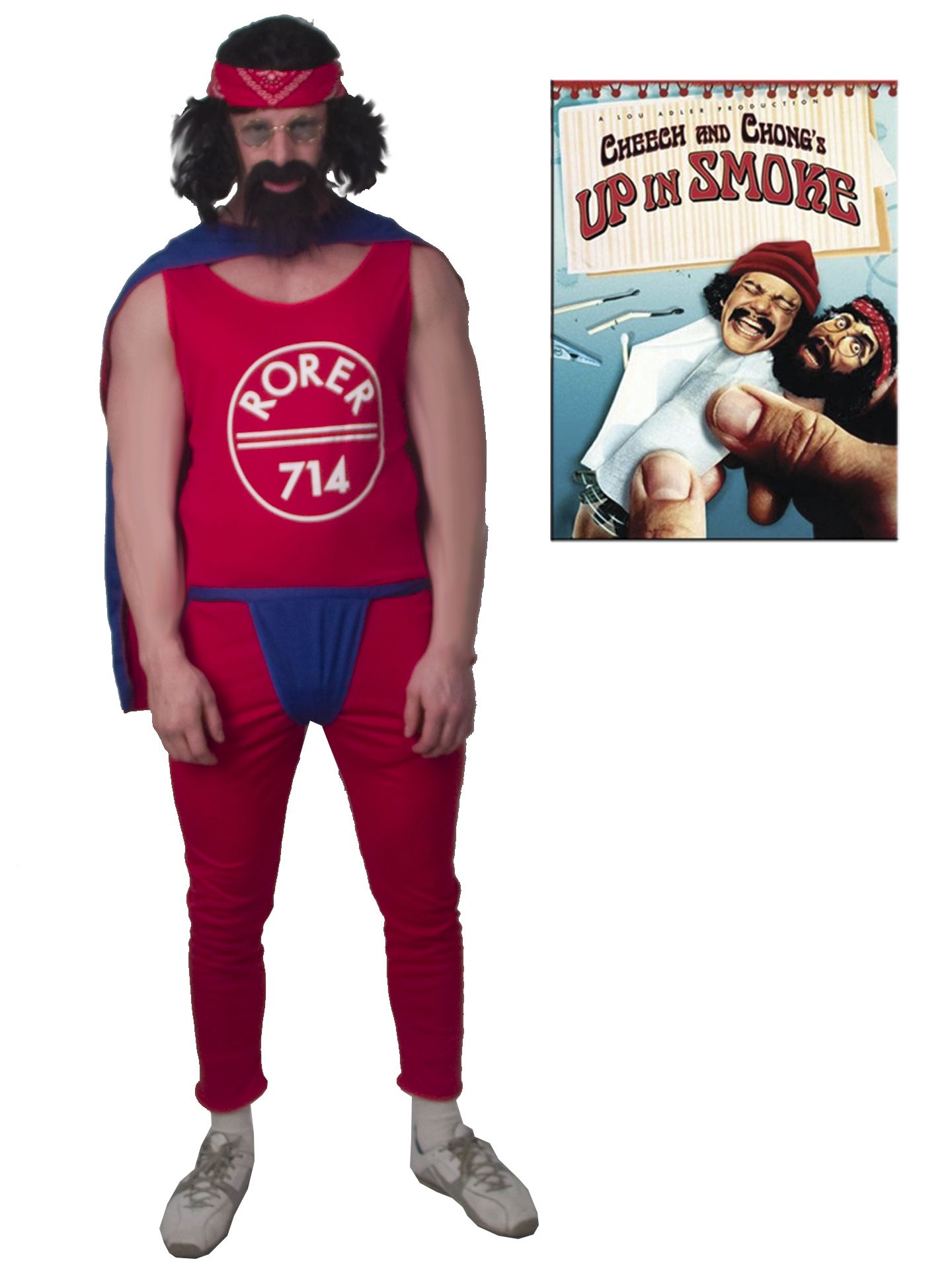 cheech chong chong rocker costume adult standard