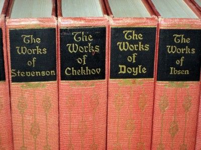   Works of  13 Vol Longfellow Kipling Ibsen Tolstoi Chekhov