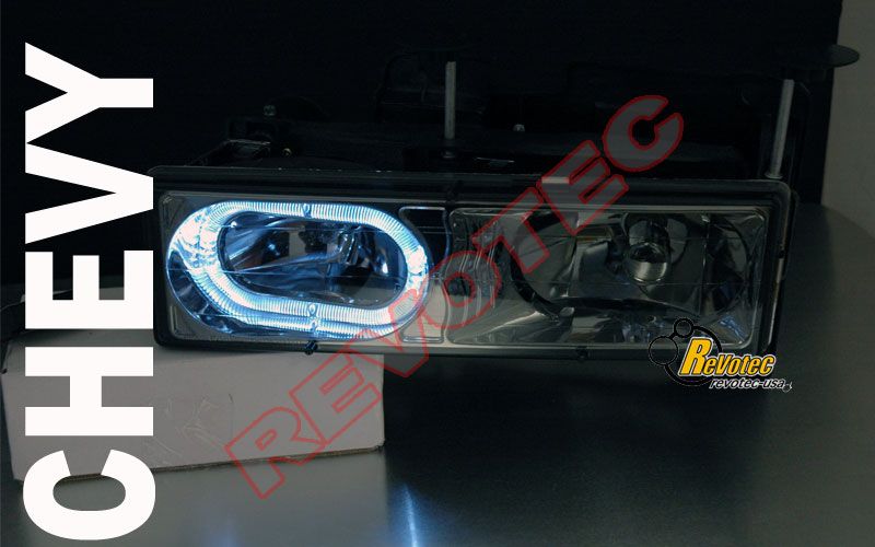 94 99 Chevy CK Tahoe Suburban Halo Headlights Signal 98