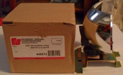 Federal Signal Replacement Sentry Warning Light 12VDC 95 FPM New 