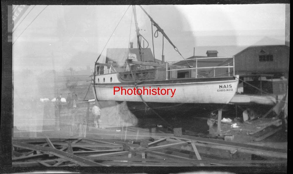 Chicago Jackson Park Yacht Club 1912 s Yacht Nais Owned by Robert 