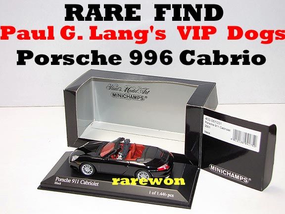 Porsche 911 Carrera Cabriolet 1 43 Minichamps Managing Directors VIP 