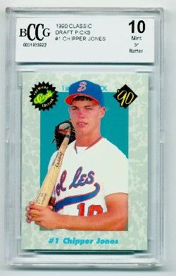 You are bidding on a 1990 Classic Draft Picks Chipper Jones Rookie 