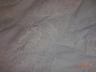 chenille bedspread king size ivory cutter or for use