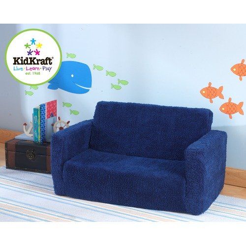 KidKraft Lil Lounger   Blueberry Chenille Christmas Gift NEW