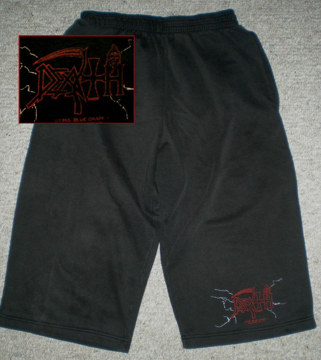 DEATH 1995 Jam Shorts Rare Chuck Schuldiner shirt deicide slayer cynic