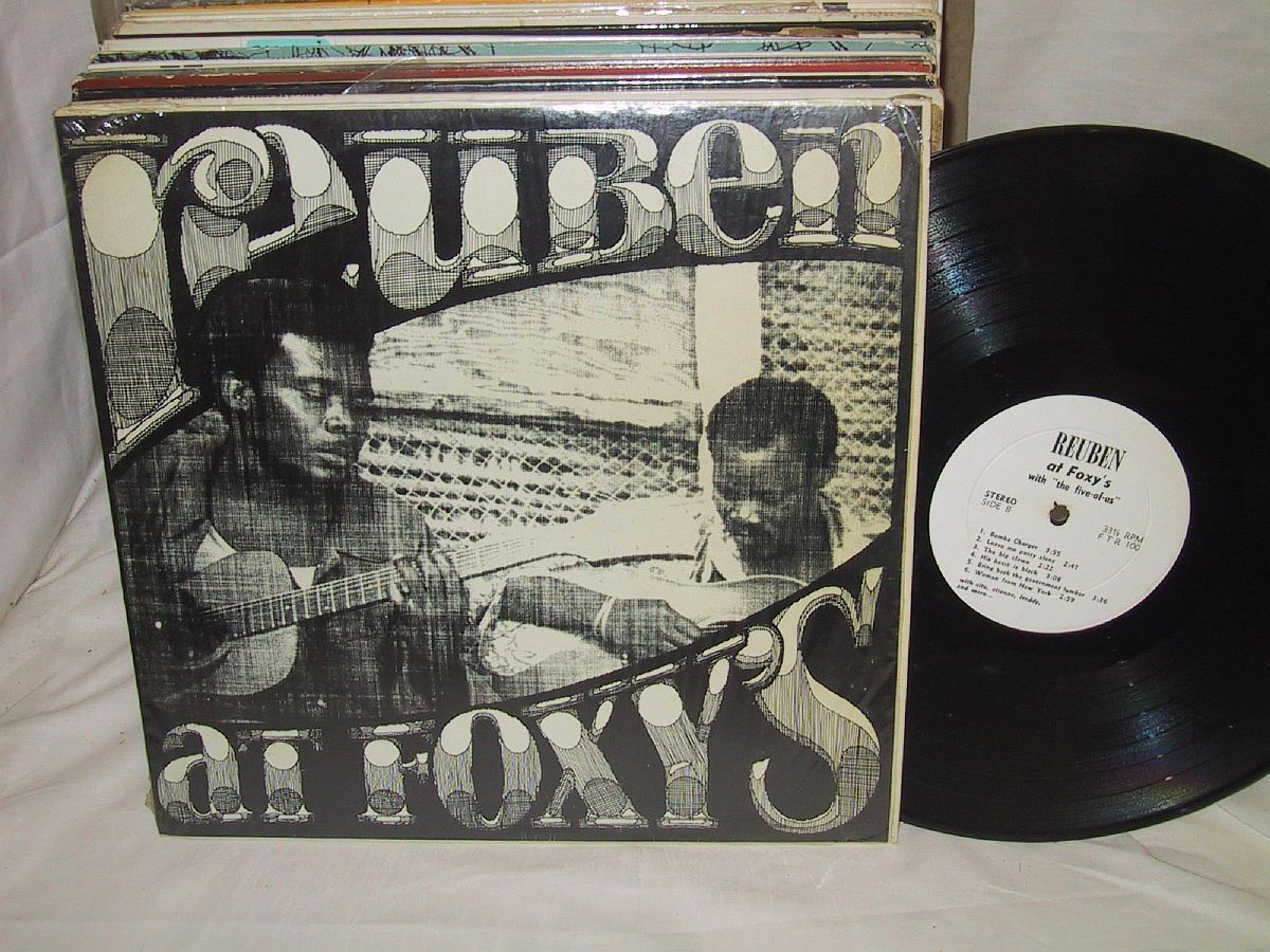 Reuben at Foxys LP US Orig FTR 100 RARE Caribbean Virgin Islands