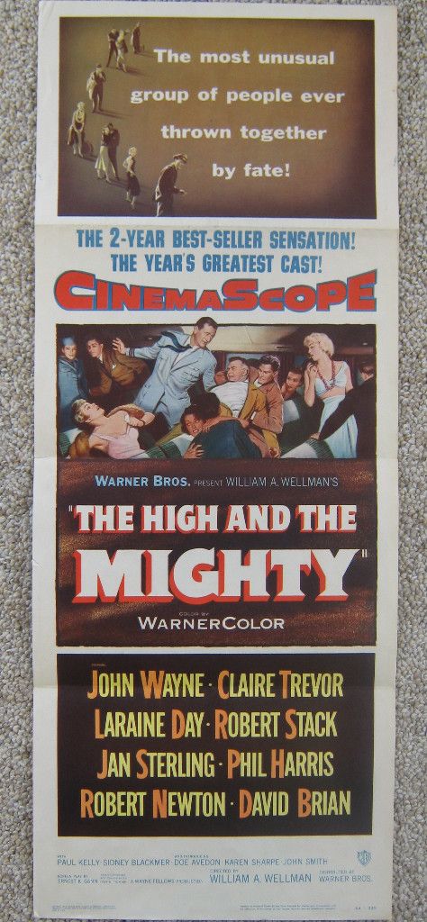  and The Mighty 54 John Wayne Robert Stack Claire Trevor Insert